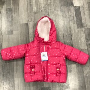 Carter’s 18M cute puff jacket pink ! F/s never worn